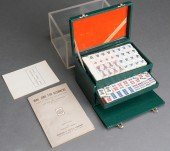 JAPANESE MAH JONGG SET WITH BA