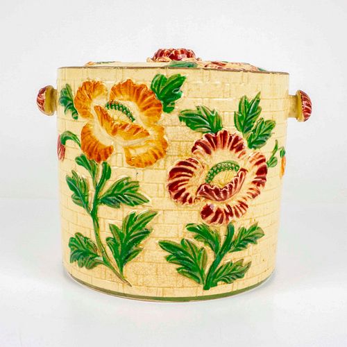 JAPANESE MAJOLICA HAND PAINTED