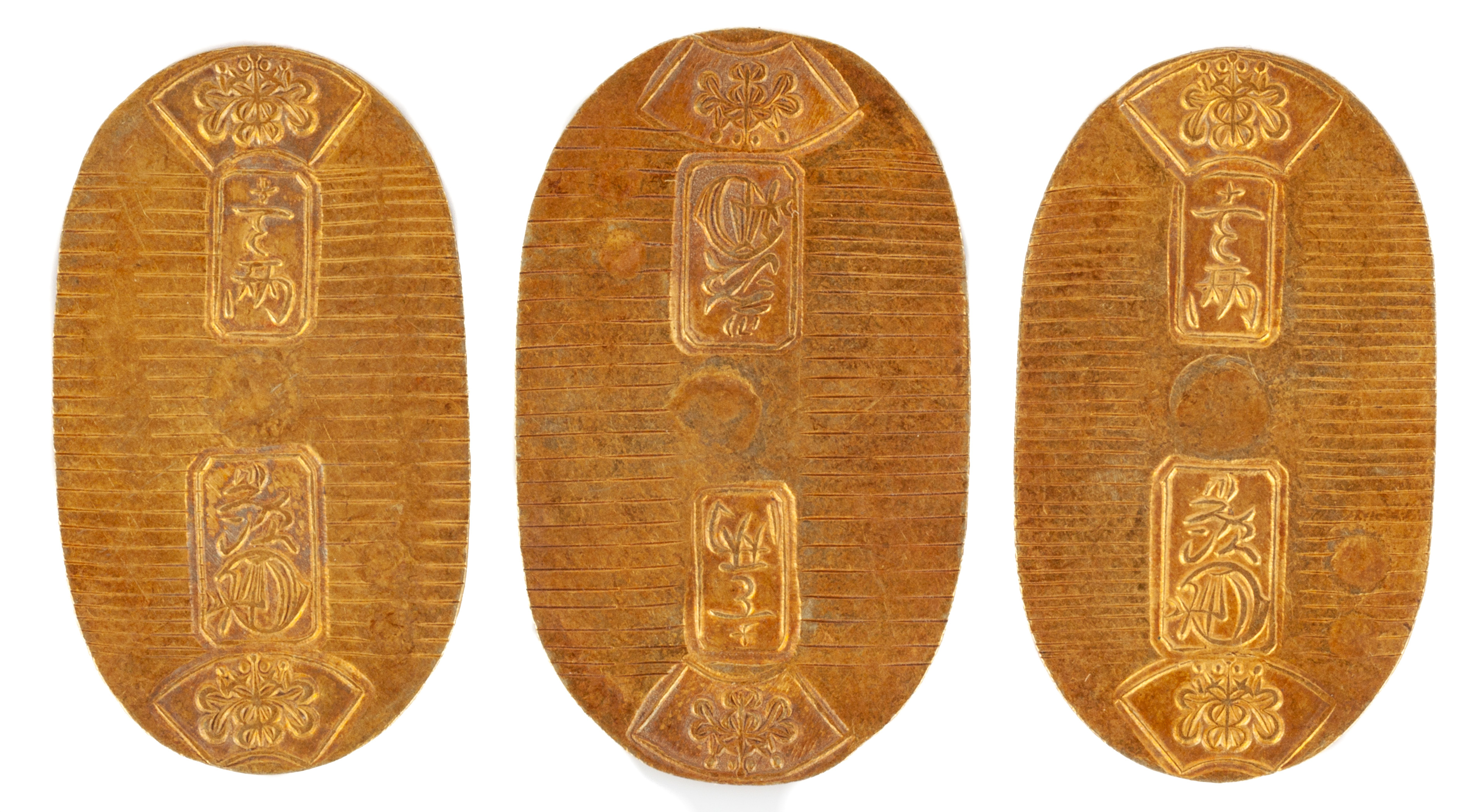 JAPANESE, MANEN GOLD KOBANS