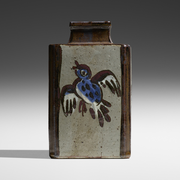 Japanese. Mashiko ware vase.