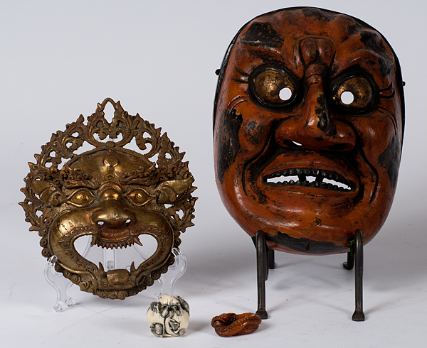 Japanese Masks and Netsukes