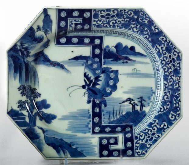 Japanese Meiji Blue and White