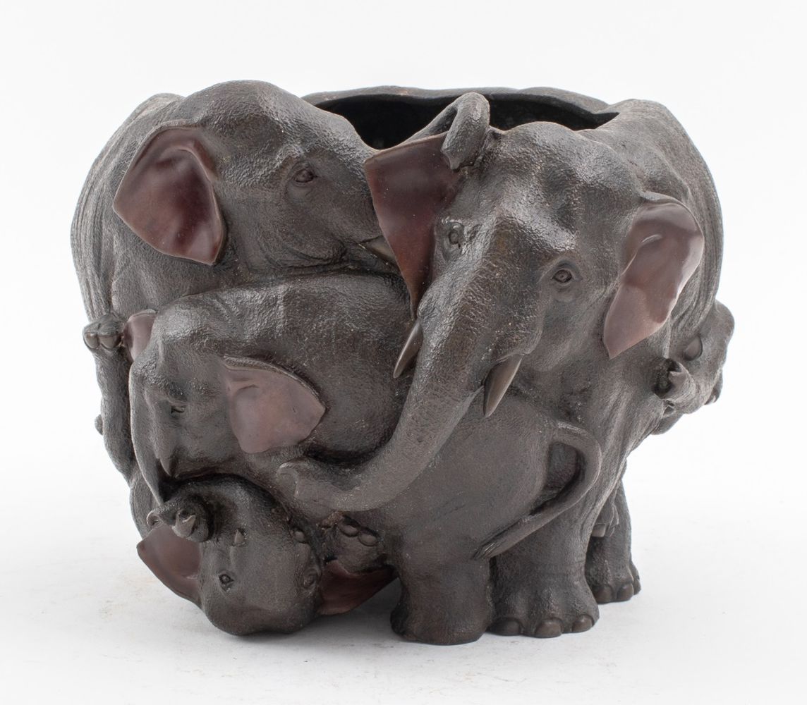 JAPANESE MEIJI BRONZE ELEPHANT