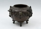 JAPANESE MEIJI BRONZE FIGURAL