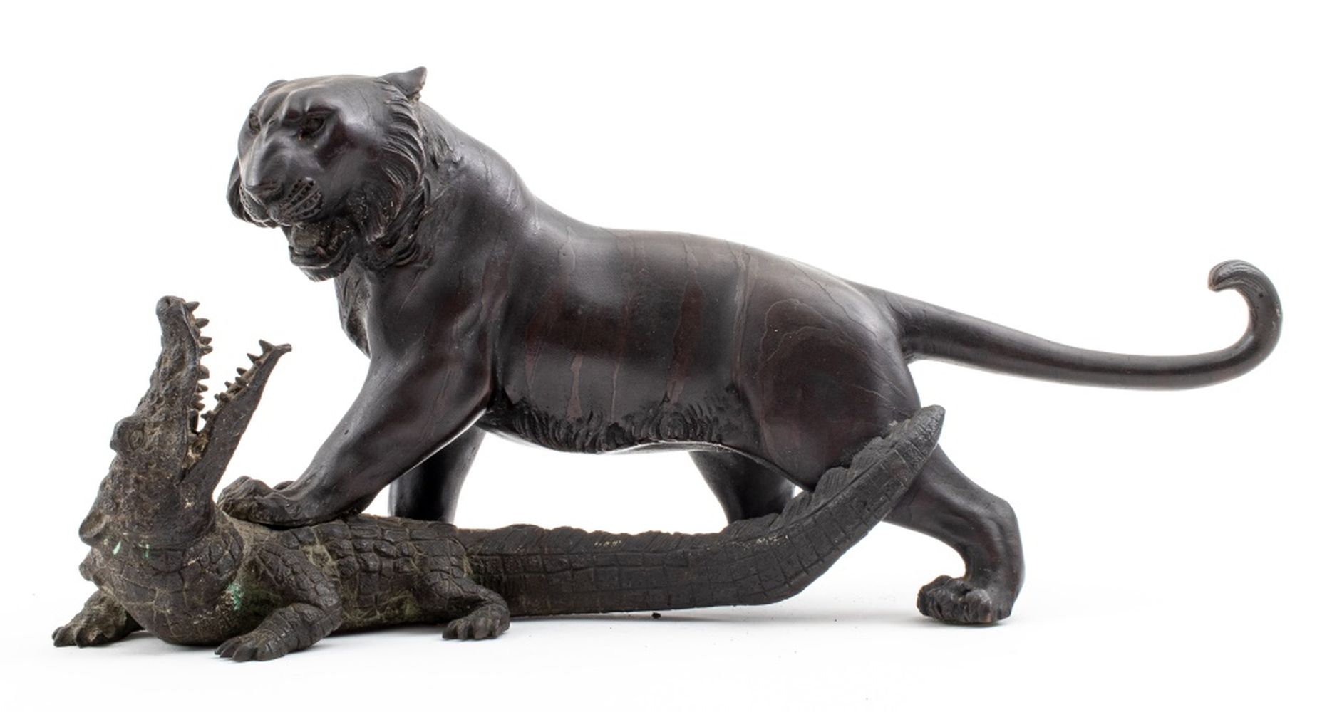 JAPANESE MEIJI BRONZE TIGER &