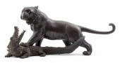 JAPANESE MEIJI BRONZE TIGER &