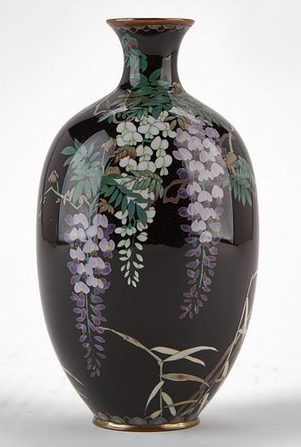 JAPANESE MEIJI CLOISONNE VASE