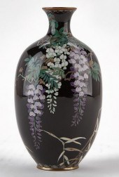 JAPANESE MEIJI CLOISONNE VASE