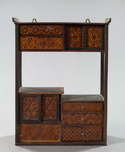 Japanese Meiji Elaborately Inlaid