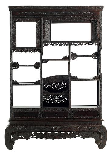 JAPANESE MEIJI-ERA CARVED