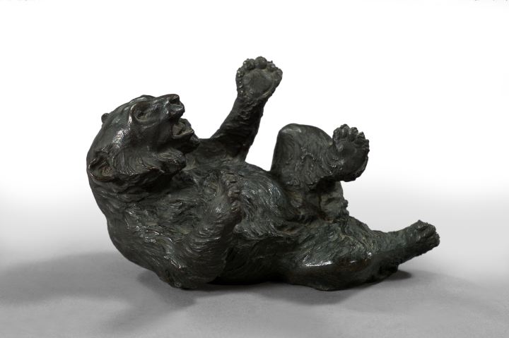 Japanese Meiji Patinated Bronze