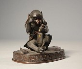 JAPANESE MEIJI PERIOD BRONZE S