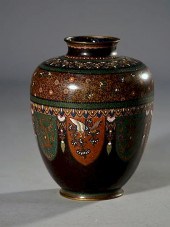JAPANESE MEIJI PERIOD CLOISONN