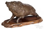 JAPANESE MEIJI PERIOD CROUCHIN