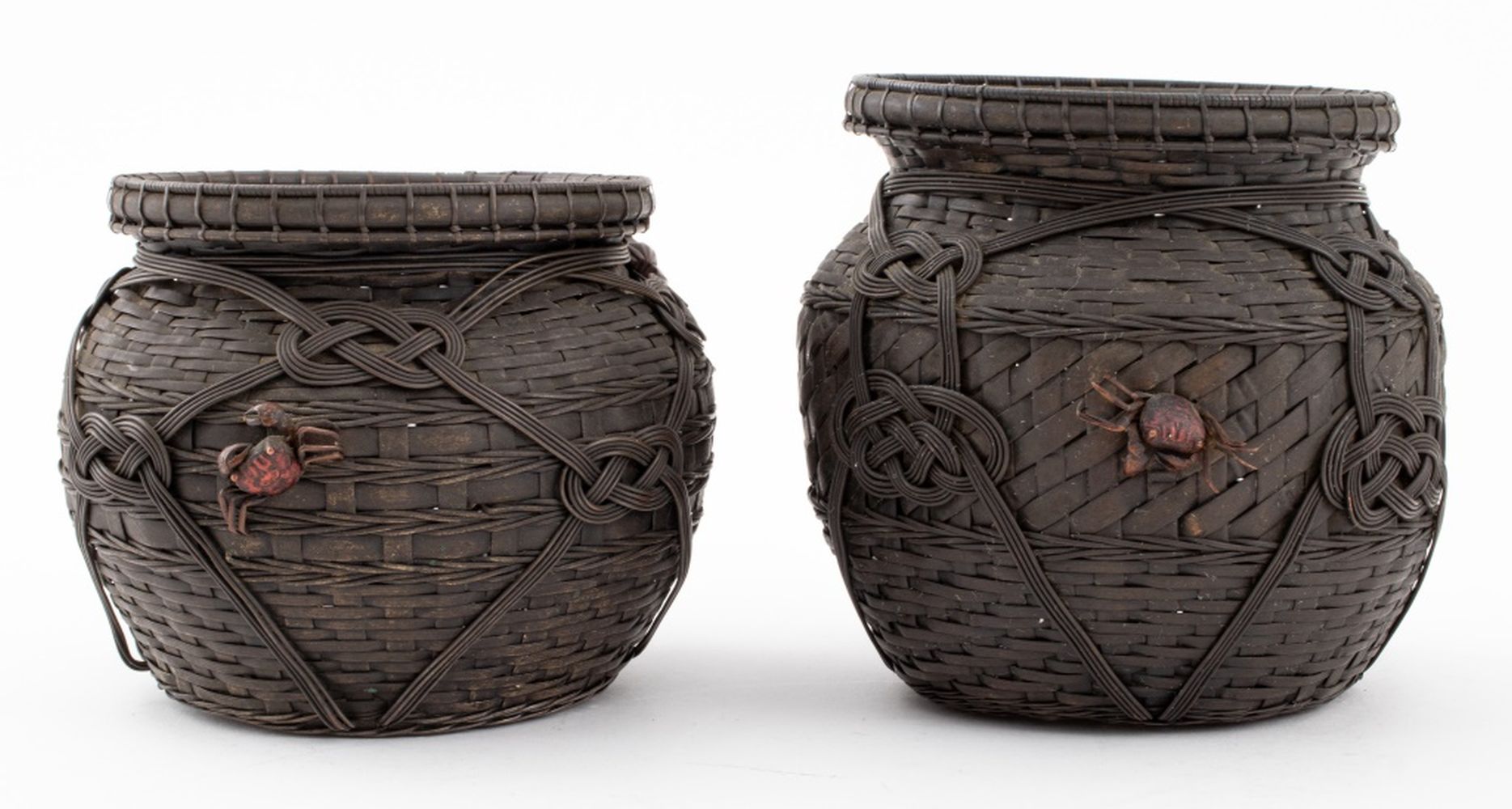 JAPANESE MEIJI PERIOD WOVEN METAL