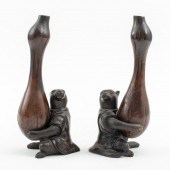 JAPANESE MEIJI STYLE BRONZE AN
