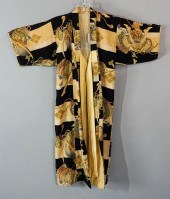 JAPANESE MEISEN KIMONO WOVEN W