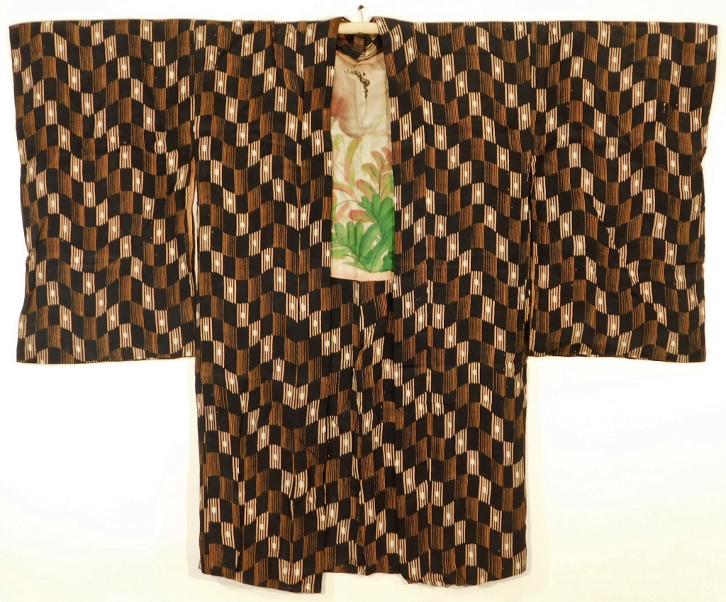 JAPANESE MEN'S PAINTED LINING HAORI