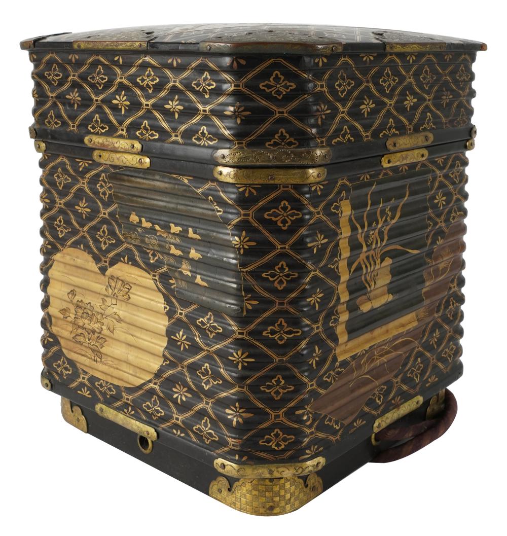 JAPANESE METAL-MOUNTED GILT AND