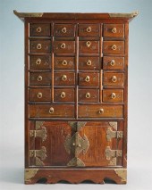 JAPANESE METAL MOUNTED WOOD AP