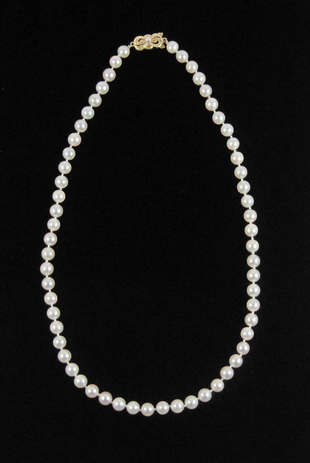 JAPANESE MIKIMOTO CULTURED PEARL