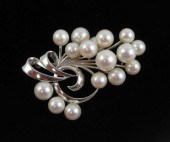JAPANESE MIKIMOTO PEARL AND FO