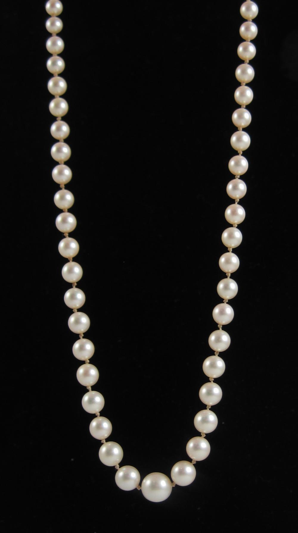 JAPANESE MIKIMOTO PEARL AND