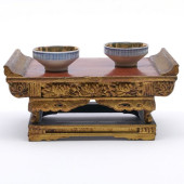 JAPANESE MINIATURE GILTWOOD AL