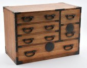 JAPANESE MINIATURE TANSU, 19TH