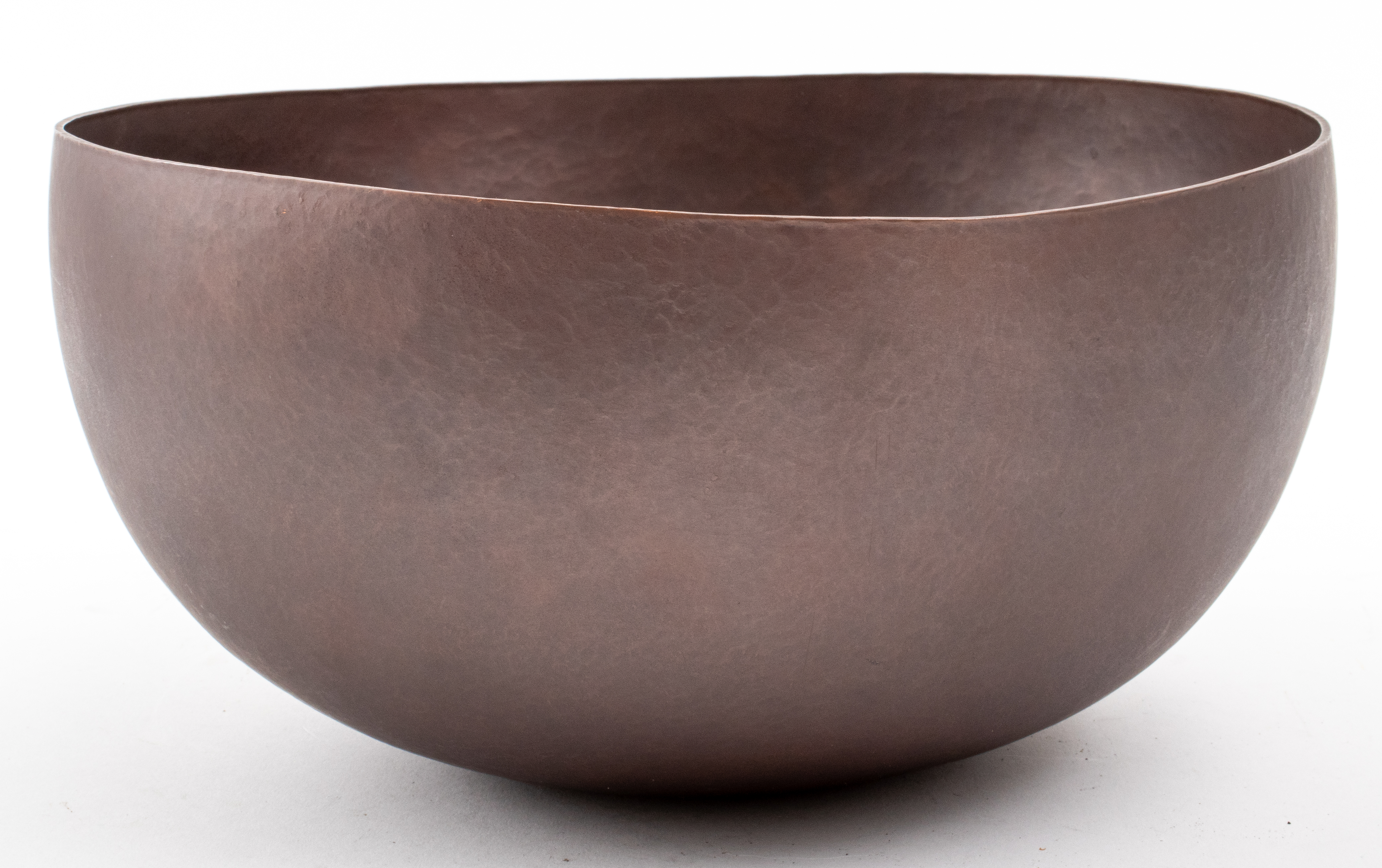 JAPANESE MODERN COPPER BOWL, SIGNED