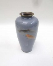 JAPANESE MORIAGE CLOISONNE VAS