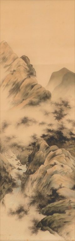 JAPANESE MOUNTAIN LANDSCAPE HANGING