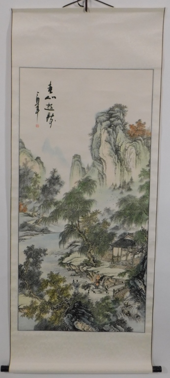 JAPANESE MOUNTAIN LANDSCAPE HANGING