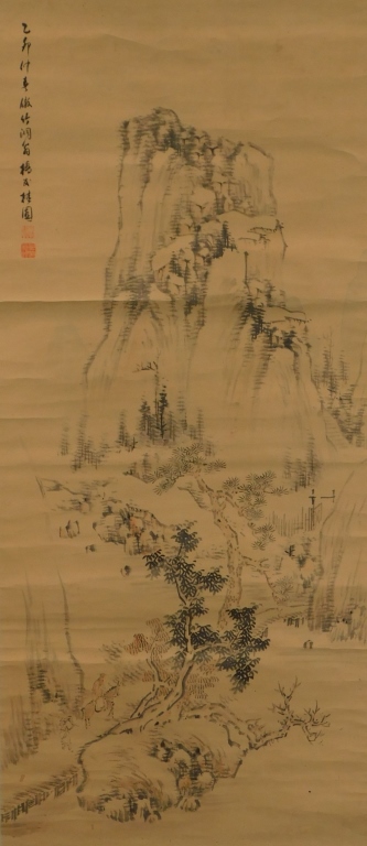 JAPANESE MOUNTAINOUS PASS HANGING