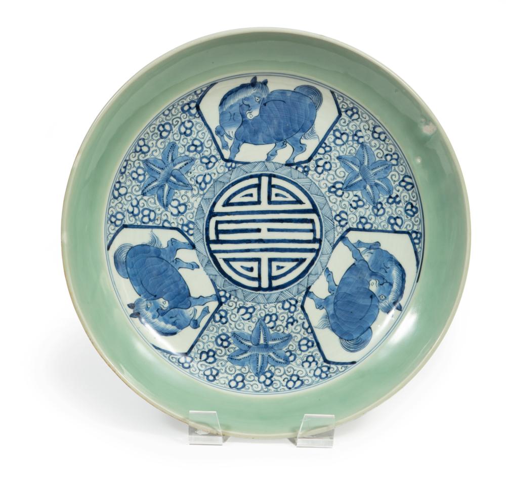 JAPANESE NABESHIMA-STYLE GLAZED