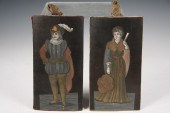 JAPANESE NAMBAN PLAQUES- Circa
