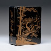 Japanese Nashiji Lacquer Box J