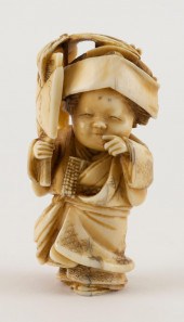 JAPANESE NETSUKE BY GYOKUZAN 1
