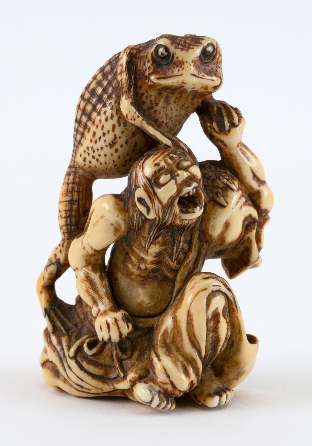JAPANESE NETSUKE BY ICHIYUSAI