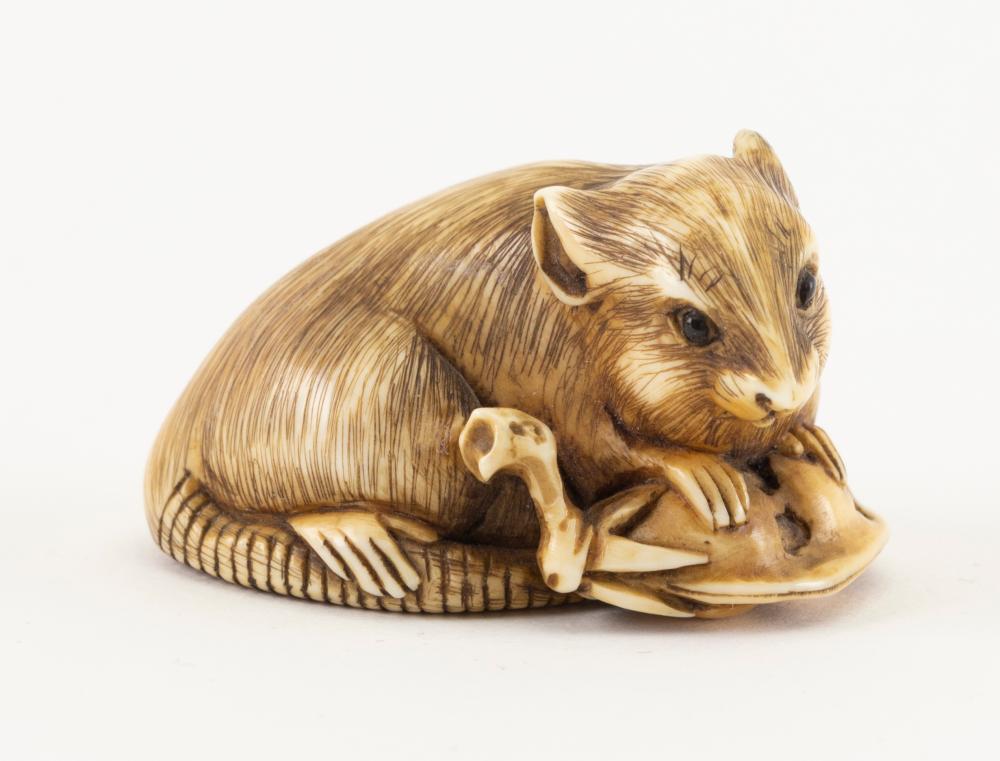 JAPANESE NETSUKE BY TADATOMO 19TH