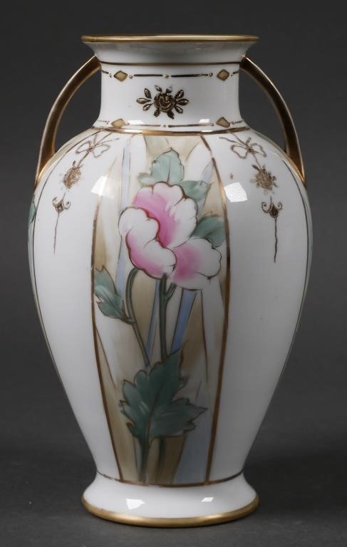 JAPANESE NIPPON PORCELAIN FLORAL