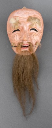 JAPANESE NOH 'KOJO' MASK, 19TH