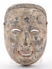 JAPANESE NOH MASK, 19TH C., CA