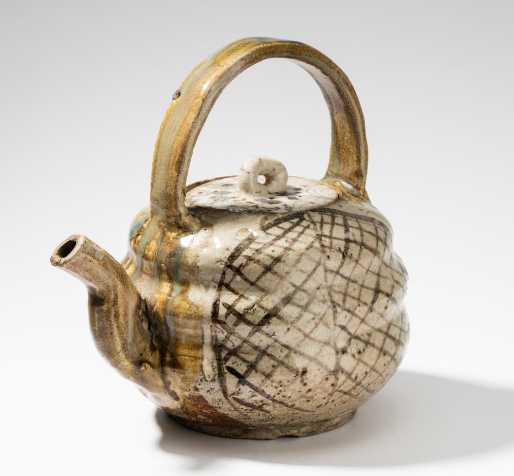 JAPANESE ORIBE CERAMIC