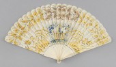 JAPANESE PAINTED FAN LATE 19TH