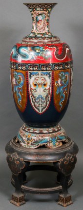 JAPANESE PALATIAL CLOISONNE VA