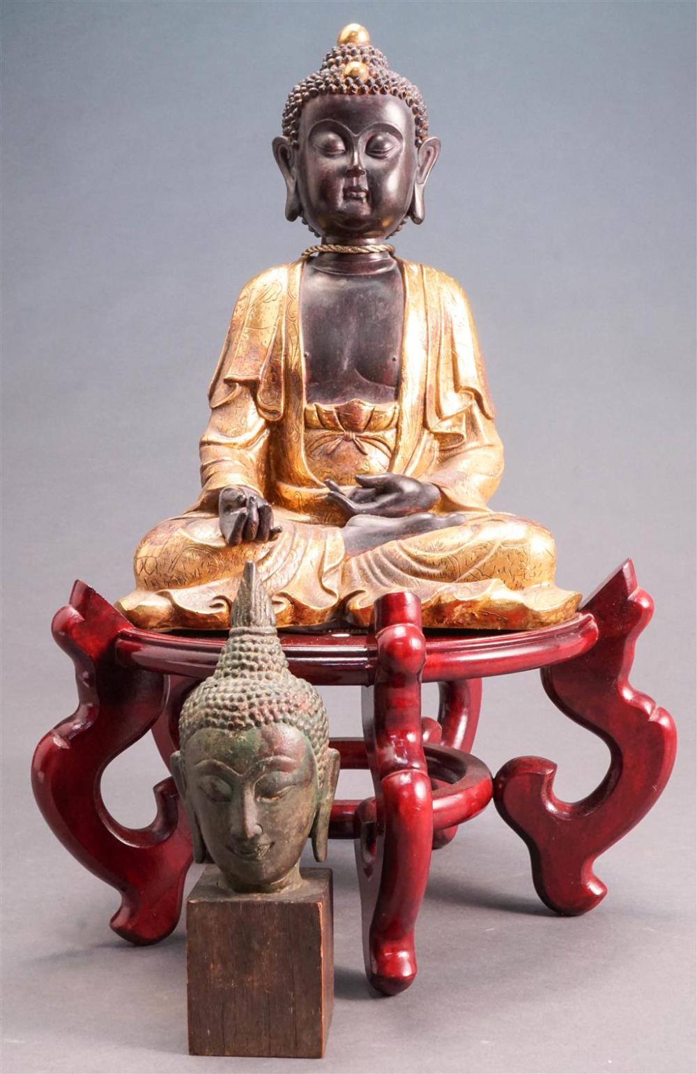 JAPANESE PARTIAL GILT AND BLACK