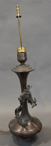 JAPANESE PATINATED BRONZE DRAG