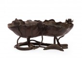 JAPANESE PATINATED BRONZE IKEB