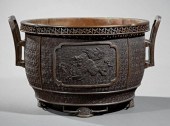 JAPANESE PATINATED BRONZE KORO